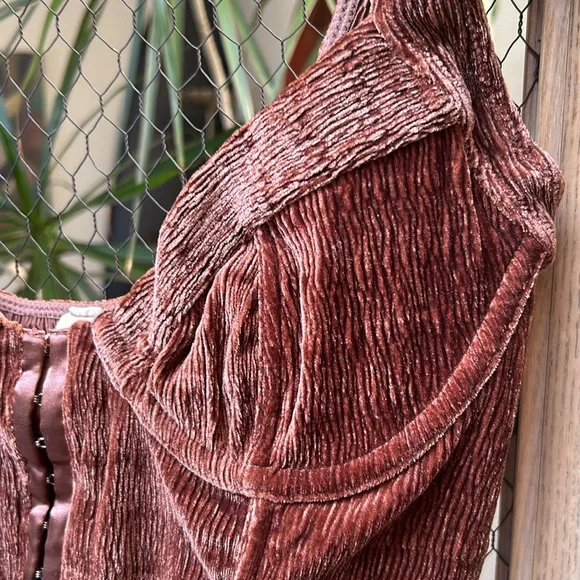 Urban Outfitters Out From Under Luna Velvet Bodysuit - Picture 3 of 11